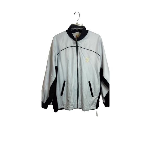 M730) Vintage 90s Men's  FUBU Full Zip Track Windbreaker Jacket Medium - Picture 2 of 13